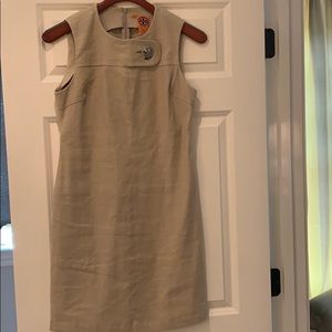 Tory Burch linen Khaki Dress